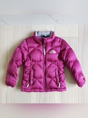 North Face Puffer Jacket Girls XXS 5 Pink